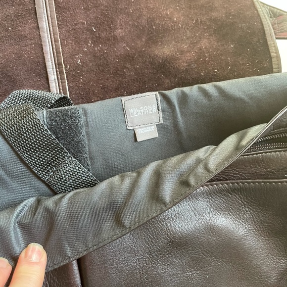 Excellent condition- real Leather laptop/case bag - Picture 9 of 12